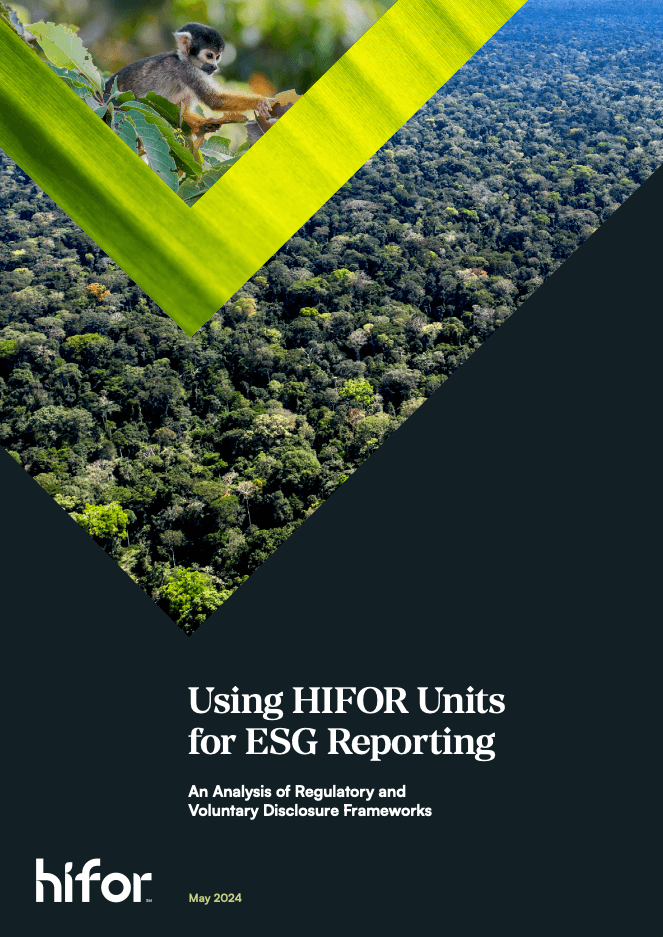 HIFOR Units for ESG Reporting