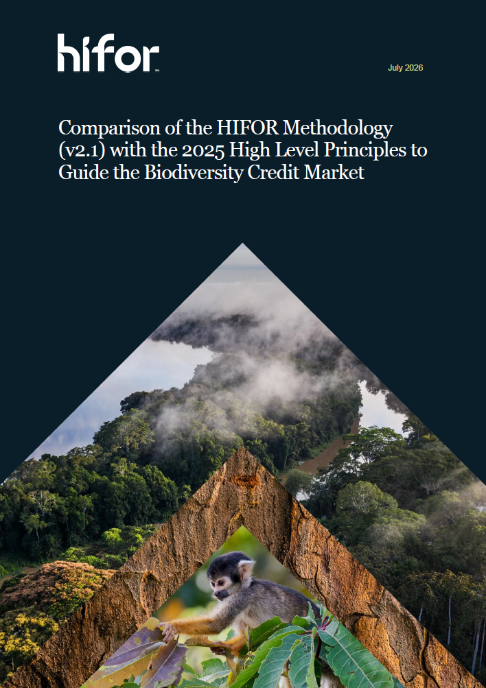Comparison of the HIFOR Methodology (v2.1) with the 2025 High Level Principles to Guide the Biodiversity Credit Market